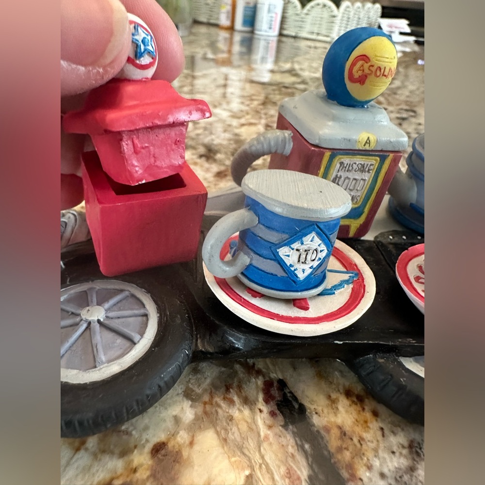 Nostalgic miniature tea set
